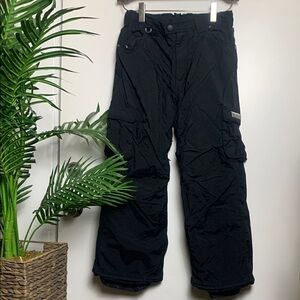 💋twist Black Cargo Pants with Relaxed Fit💋